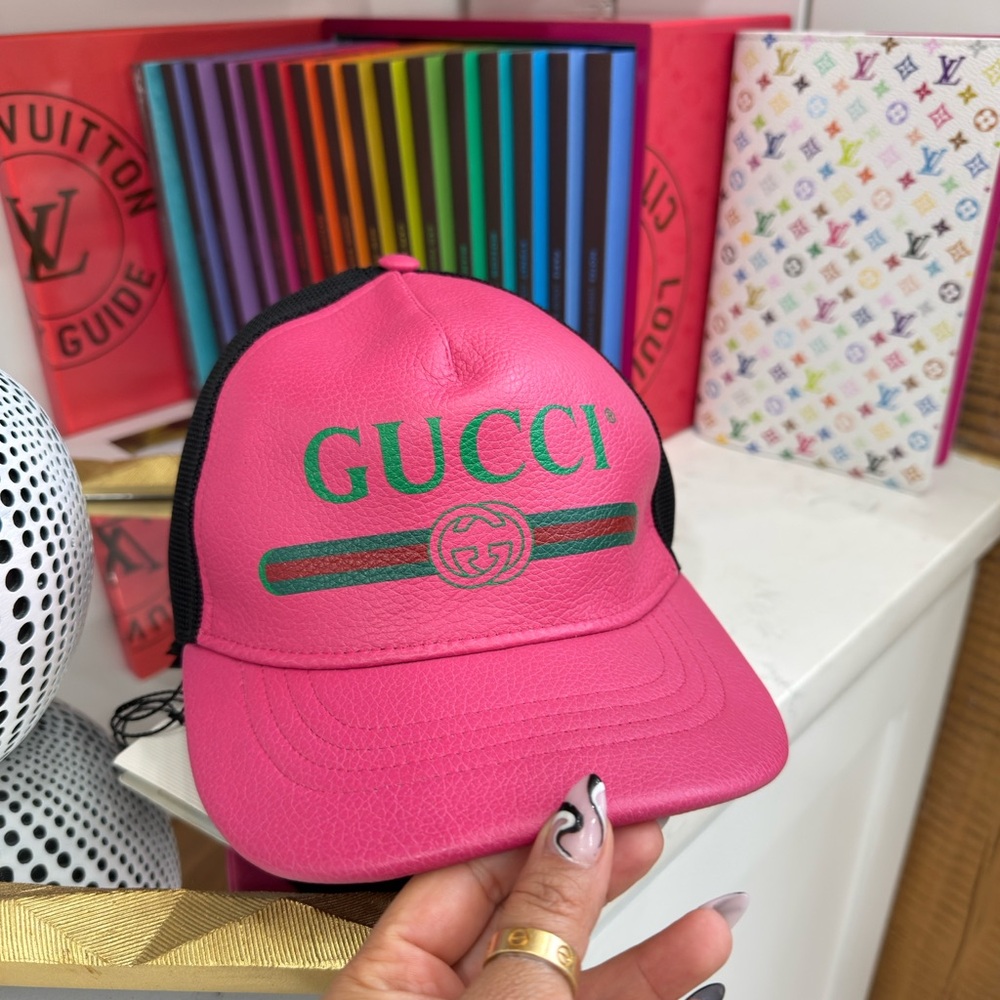 Gucci Pink Cap new never used size M - Picture 4 of 6